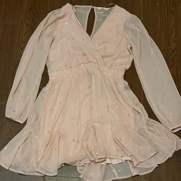 miami Dresses & Skirts - Miami Pink Midi Dress with Gold Accents